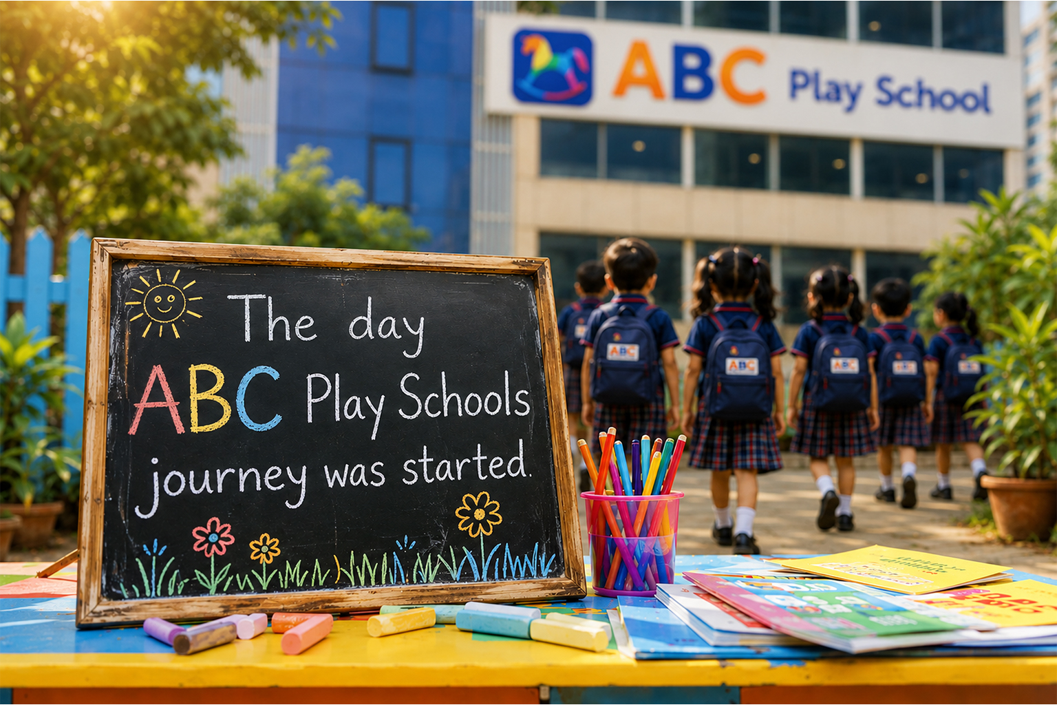 journey of abc playschool near chitrapuri colony